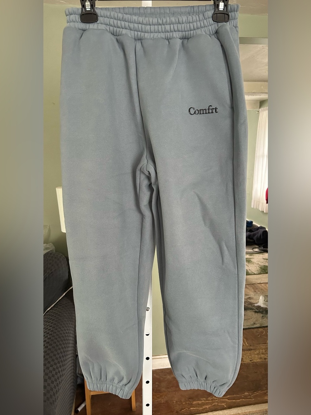 Comfort Fleece Jogger Pants in Blue Willow